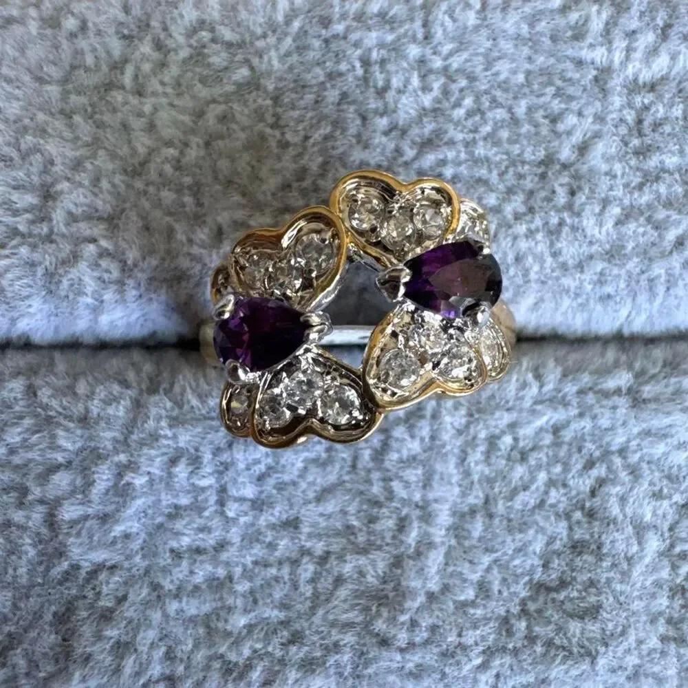 Unbranded Women's Purple and Gold Jewellery